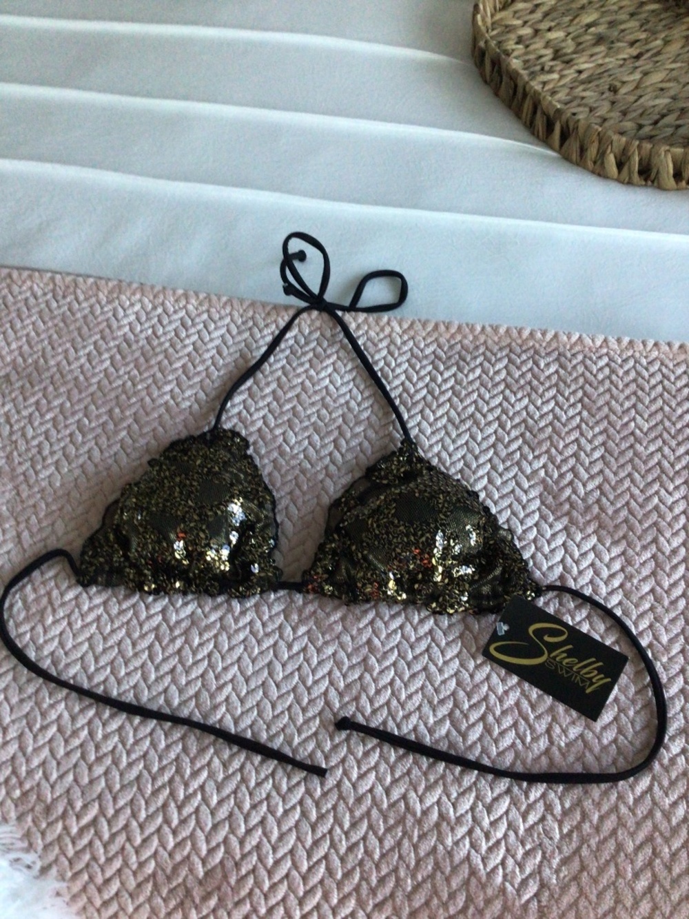 Bikini top by Shelby swim NWT